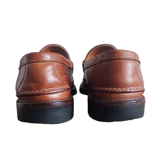 ALDEN H402 MAHOGANY ANILINE CAPE COD BROWN BEEFROLL PENNY LOAFER 12D Made in USA main image 6